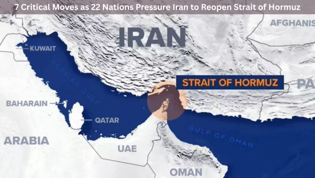 7 Critical Moves as 22 Nations Pressure Iran to Reopen Strait of Hormuz