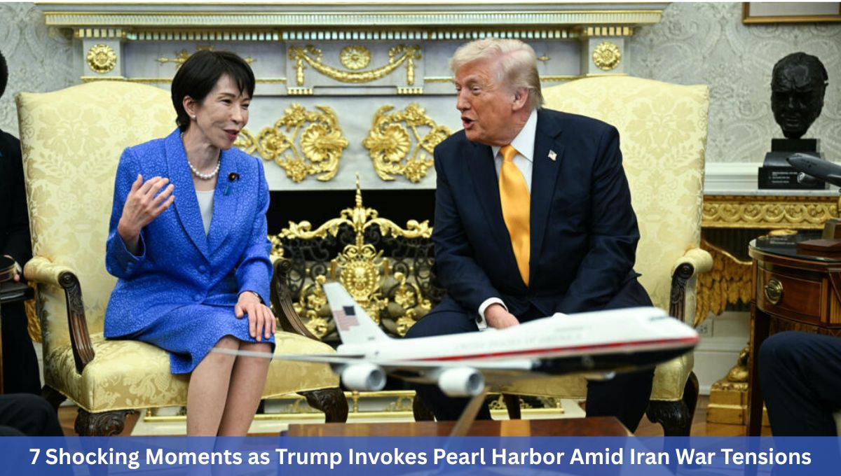 7 Shocking Moments as Trump Invokes Pearl Harbor Amid Iran War Tensions