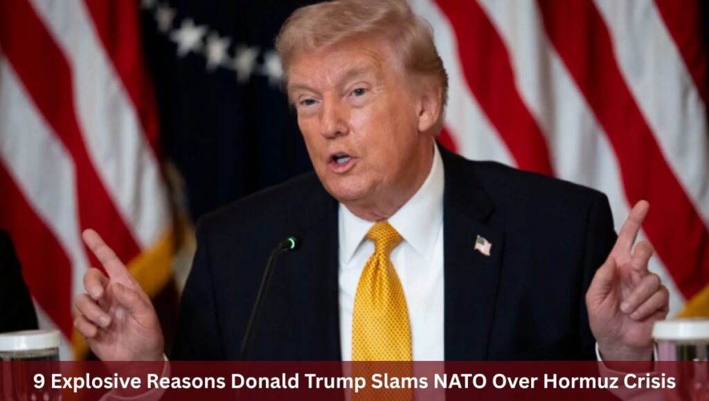 9 Explosive Reasons Donald Trump Slams NATO Over Hormuz Crisis