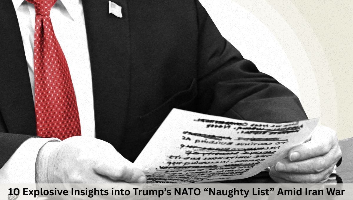 10 Explosive Insights into Trump’s NATO “Naughty List” Amid Iran War