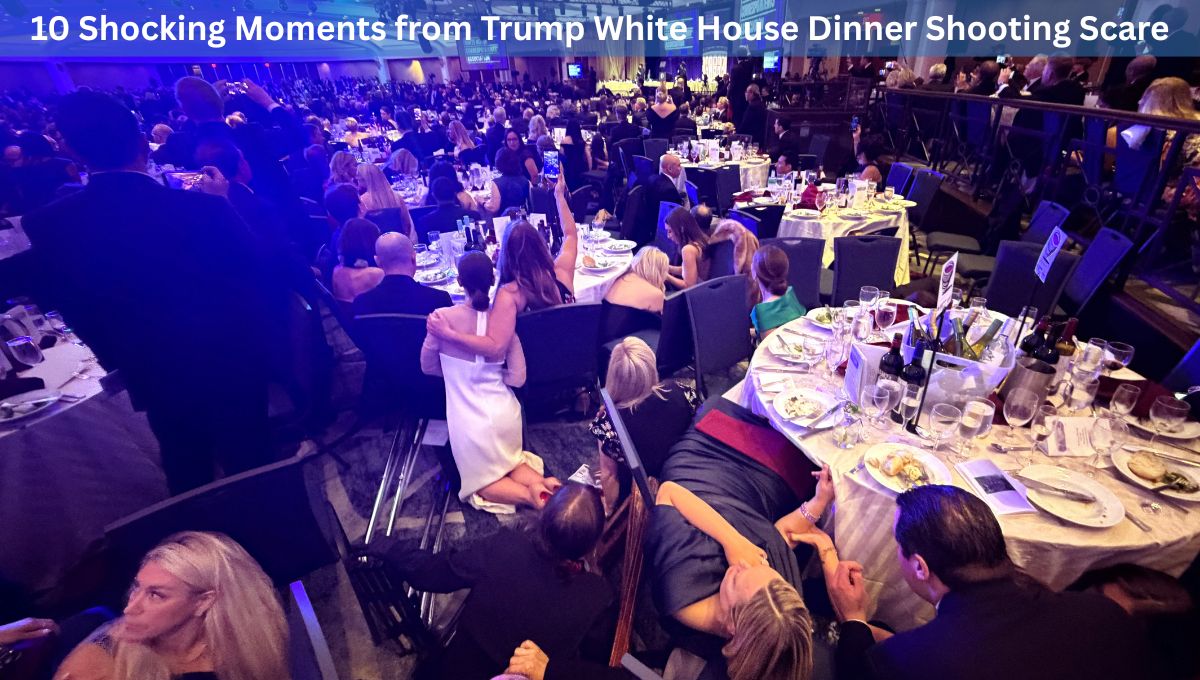 10 Shocking Moments from Trump White House Dinner Shooting Scare