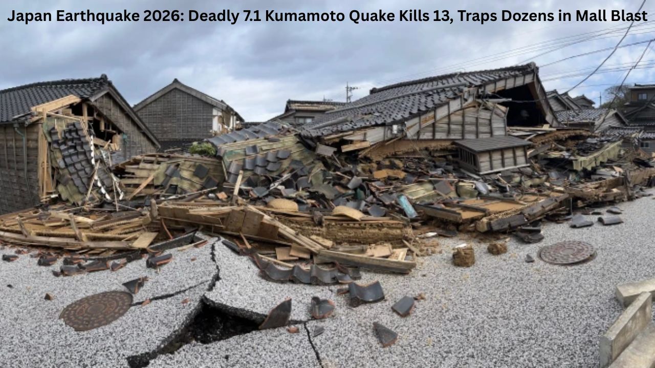 Japan Earthquake 2026: Deadly 7.1 Kumamoto Quake Kills 13, Traps Dozens in Mall Blast