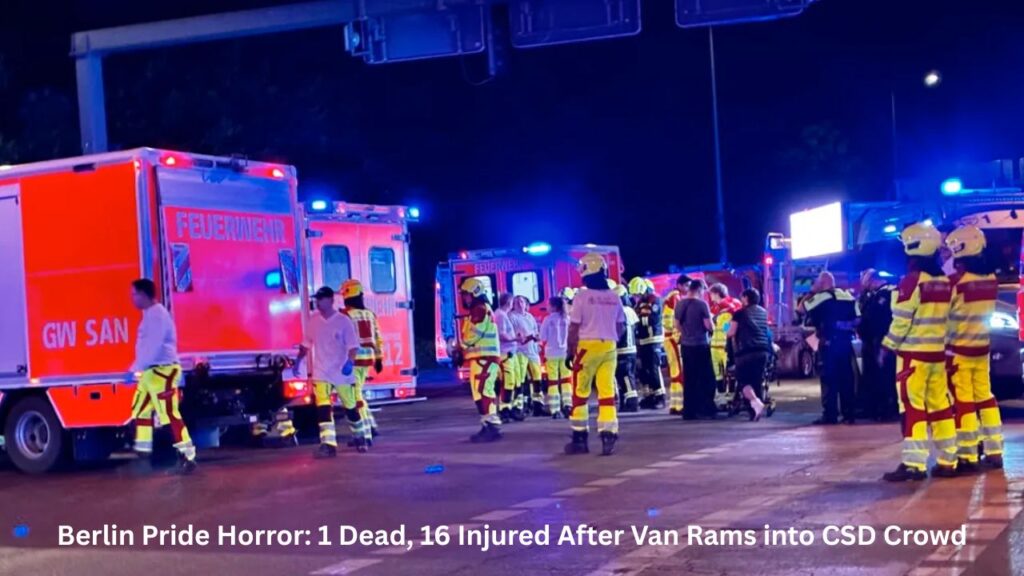 Berlin Pride Horror: 1 Dead, 16 Injured After Van Rams into CSD Crowd