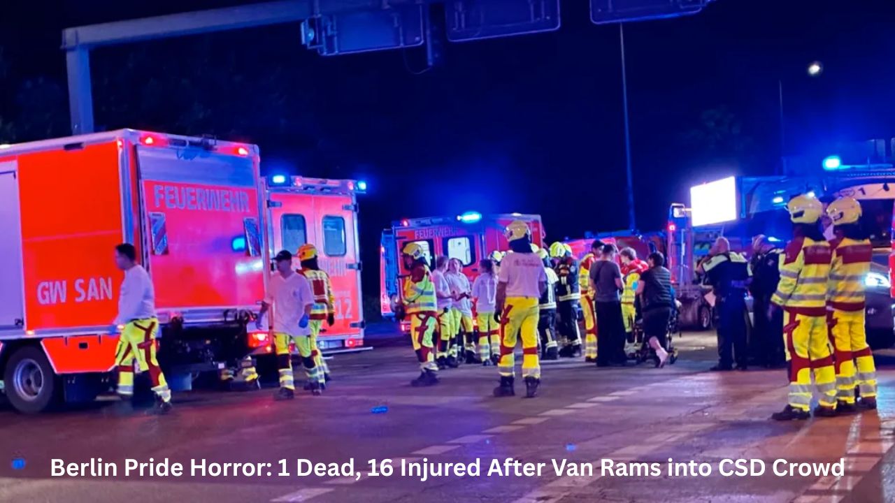 Berlin Pride Horror: 1 Dead, 16 Injured After Van Rams into CSD Crowd