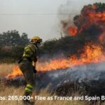 Wildfire Chaos: 265,000+ Flee as France and Spain Battle Inferno