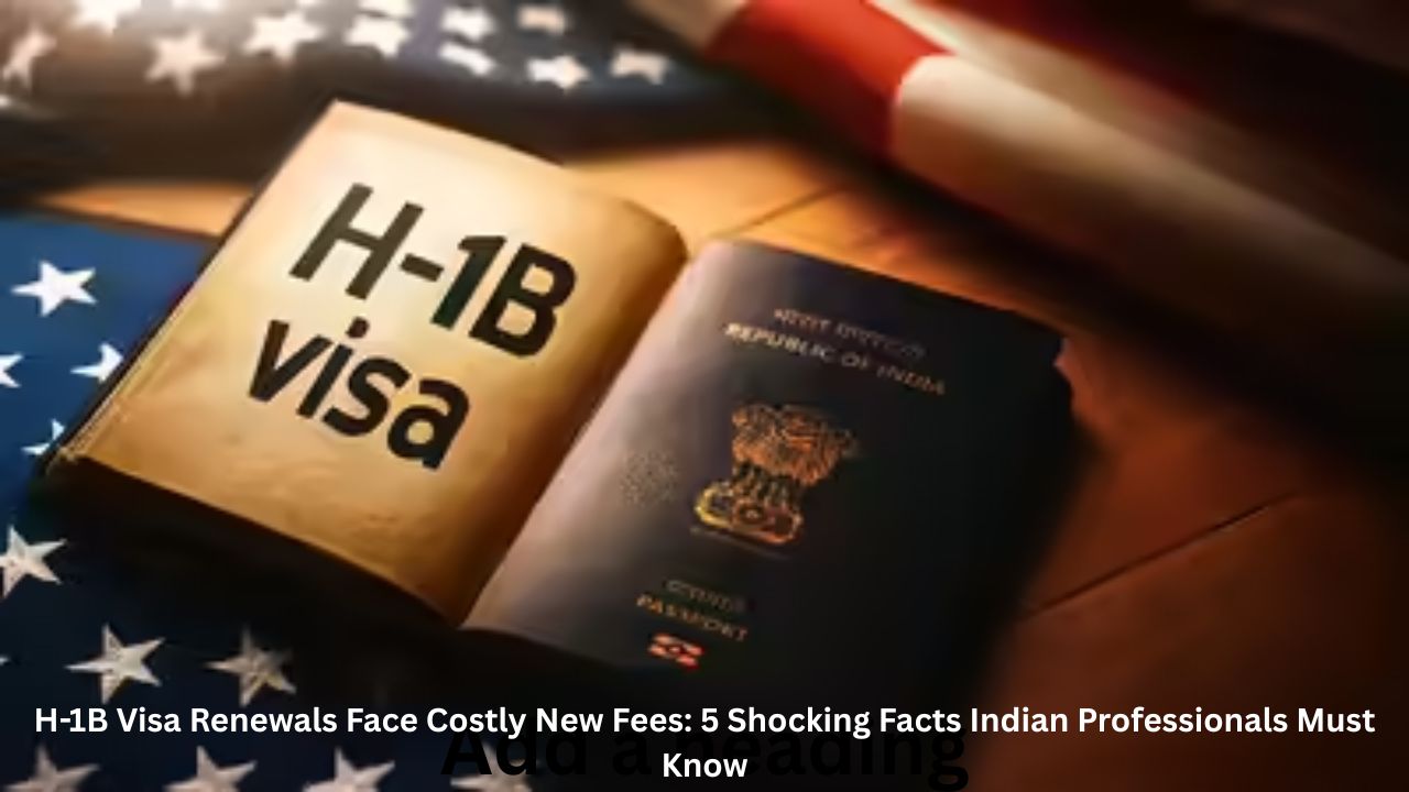 H-1B Visa Renewals Face Costly New Fees: 5 Shocking Facts Indian Professionals Must Know